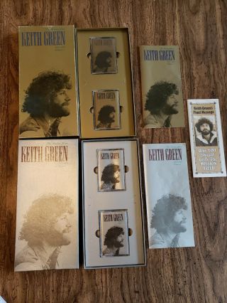 Vtg Keith Green Rare Box Set Cassettes The Ministry Years Volumes 1 And 2 Euc