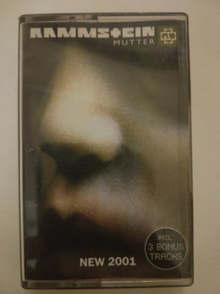 Rammstein - Mutter Cassette Tape Very Rare Russian Edition