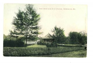 Rare B & O Railroad Station Kensington,  Maryland C 1908