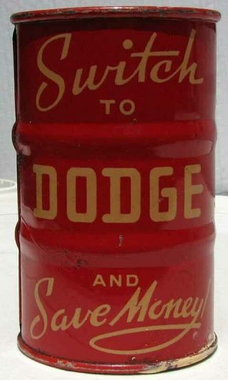 Rare Early Dodge Promotional Advertising Bank L@@k G430