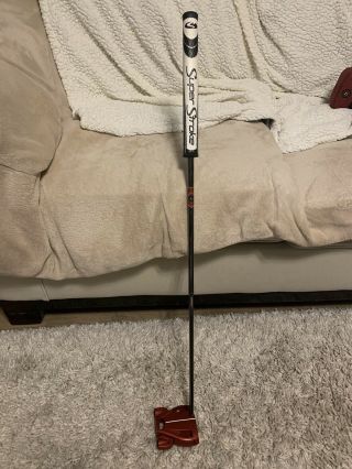 Rare Taylormade Spider Center Shaft Putter With Head Cover 33.  5