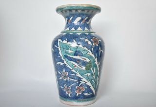 Antique Palestine Armenian Glazed Pottery Vase Rare
