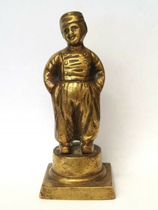 Antique Late 19th Century Bronze Statuette Of 18th Century Drummer Boy - C1880 