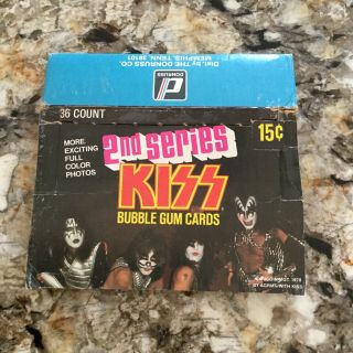 1978 Donruss Kiss Series 2 Cards Rare Empty Display Box