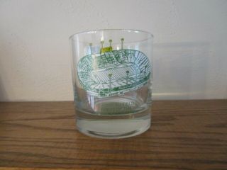 VINTAGE 1960s GREEN BAY PACKERS GLASS LAMBEAU FIELD RARE 2