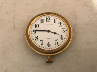 Rare Antique 1924 Kirby Beard & Co Private Label Brevet 8 Day Car Clock Packard