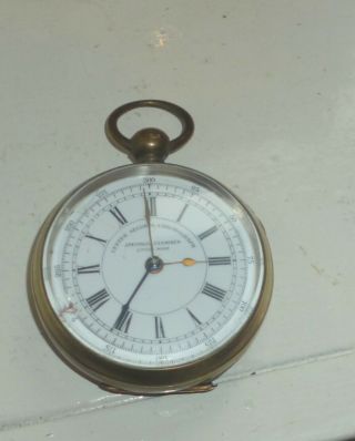 Antique Pocket Watch Centre Seconds Chronograph
