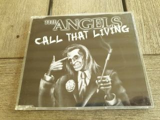 Cd Single The Angels - Call That Living (rare Australian Promo Rock 80 