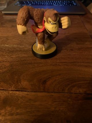 Rare Htf Donkey Kong Amiibo Nintendo Smash Bros Series Wii U 3ds Switch