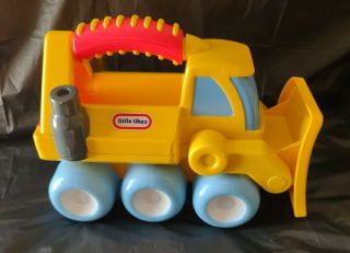 Rare Little Tikes Bulldozer Handle Haulers Toddler Toy Preschool,  Blue Wheels