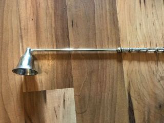 Pretty Vintage Silver Plated Candle Snuffer
