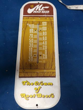 Rare Vintage Mr Rootbeer Thermometer Great