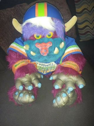 Vintage 1986 My Pet Monster Football,  Amtoy,  Only Missing Middle Link,  Rare