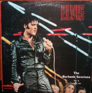 Elvis Presley The Burbank Sessions Vol 2 2xlps Rare German Audifon