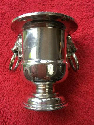 Vintage Viners Sheffield Silver Plated Mini Champagne Ice Bucket/cocktail Sticks