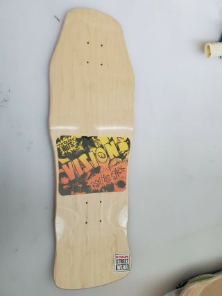 NOS 2002 Vision Psycho Stick Reissue Skateboard Deck Vintage Rare 25th Anniv 2