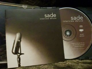 Sade Deluxe Interview Cd.  Very Rare Hard To Find.  W/ Booklet And Cover.