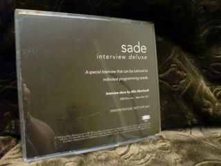 Sade DeLuxe Interview Cd.  Very RARE Hard to find.  w/ Booklet and cover. 2