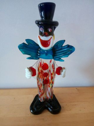 Vintage Murano Italian Glass Clown
