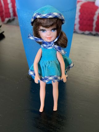 Vintage Rare Uneeda Tiny Teens Doll Fun Time 1967