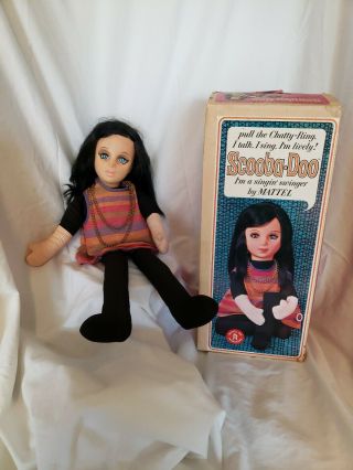 Rare Vintage 1964 Mattel Brunette Scooba Doo Doll With Box Not Talking