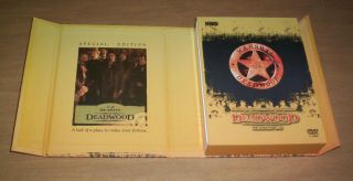 DEADWOOD - The Complete Seasons 1 2 (DVD 2006,  11 - Disc Set) SPECIAL EDITION RARE 2