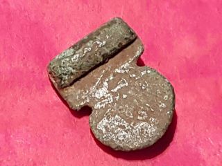 Very Rare Roman Copper Alloy Strapend Plate A Must L29u