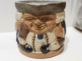 Antique Royal Doulton Lambeth Stone Toby Jug Rare Numbered 8588 Perfect