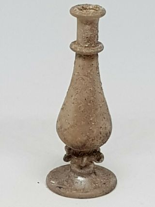 Fantastic Extremely Rare Ancient Roman Glass Vase/bottle 14,  8 Gr.  88 Mm