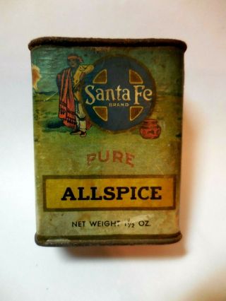 Antique Santa Fe Allspice Spice Tin - Ranney - Davis Mercantile,  Arkansas City Ks