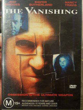 The Vanishing Rare Dvd Jeff Bridges Kiefer Sutherland Nancy Travis Murder Movie
