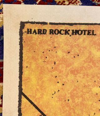 Greta Van Fleet Las Vegas 2019 Show Poster Hard Rock Hotel The Joint RARE 2
