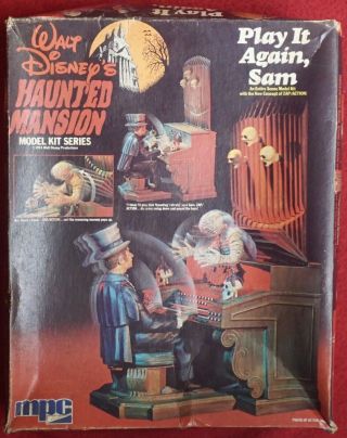 MPC Walt Disney ' s Haunted Mansion Play It Again,  Sam kit - cat.  1 - 5052 - Rare 2