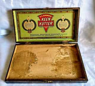 Vintage Antique Ec Simmons Keen Kutter Cutlery Wood Box Box Only
