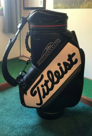 Titleist Staff Golf Bag - Rare Fittingworks 10.  5 "