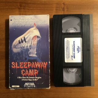 Sleepaway Camp 1985 Media Vhs Release Vhs Horror Rare