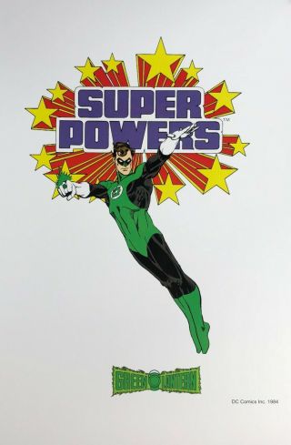Jose Luis Garcia Lopez Rare Green Lantern Print Solo Powers 1980s Last 2