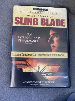 Sling Blade (dvd,  2005,  2 - Disc Set,  Collector’s Series) Rare (1996)