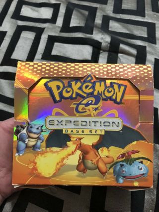 Pokemon Expedition Booster Box (empty).  Rare (seepics)