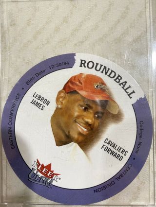 Lebron James 2003 - 04 Fleer Ultra Roundball.  Rc.  Rookie.  Rare.  Goat.  31