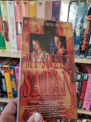 My Sweet Satan Vhs 1990 Ketchum Video Jim Van Bebber Rare Horror Sov Gore