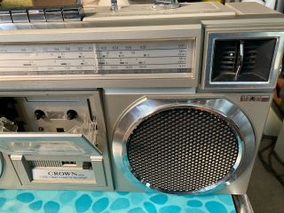 Boombox CROWN Japan CSC - 935 Stereo Radio Cassette Recorder Vintage Rare 3