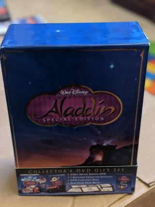 Aladdin (dvd,  2004,  2 - Disc Set,  Special Edition - Gift Set) Rare Limited Oop