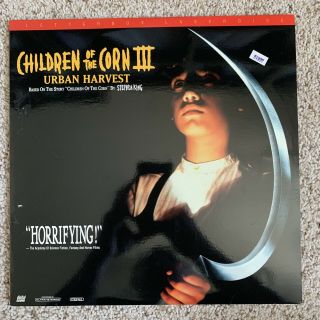 Children Of The Corn Iii - Urban Harvest Laserdisc - Very Rare Horror