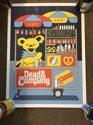 Dead And Company Poster 2017 Fall Msg York City.  Limit 500 Rare