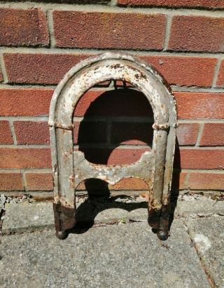 Victorian Inserted Wall Boot Scraper Cast Iron