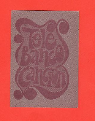 Raymond Burr 1970 ' s Spanish Tele Banco Cancion Playing Card Rare Purple Back 2
