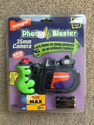 Vtg Rare Nickelodeon Photo Blaster N6800 35mm Film Camera
