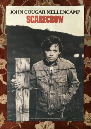 John Mellencamp Scarecrow Rare Promotional Poster