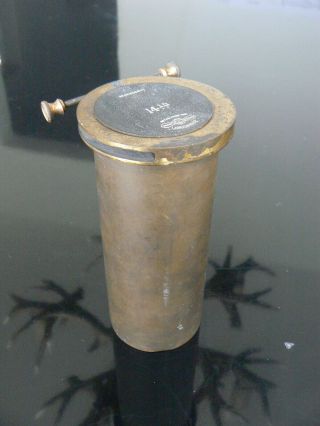 Antique Vintage Magic Lantern Brass Petzval Lens London Made